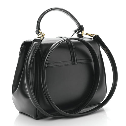 Celine Satinated Calfskin Mini 16 Top Handle Bag Black 3 of 10