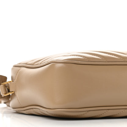 Saint Laurent Calfskin Matelasse Monogram Lou Camera Bag Dark Latte 8 of 9