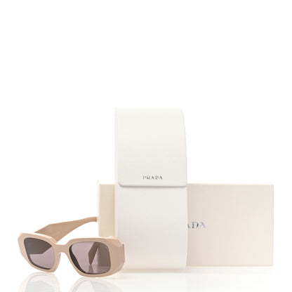 Prada Acetate Symbole Sunglasses SPR 17W Plum Beige 8 of 8