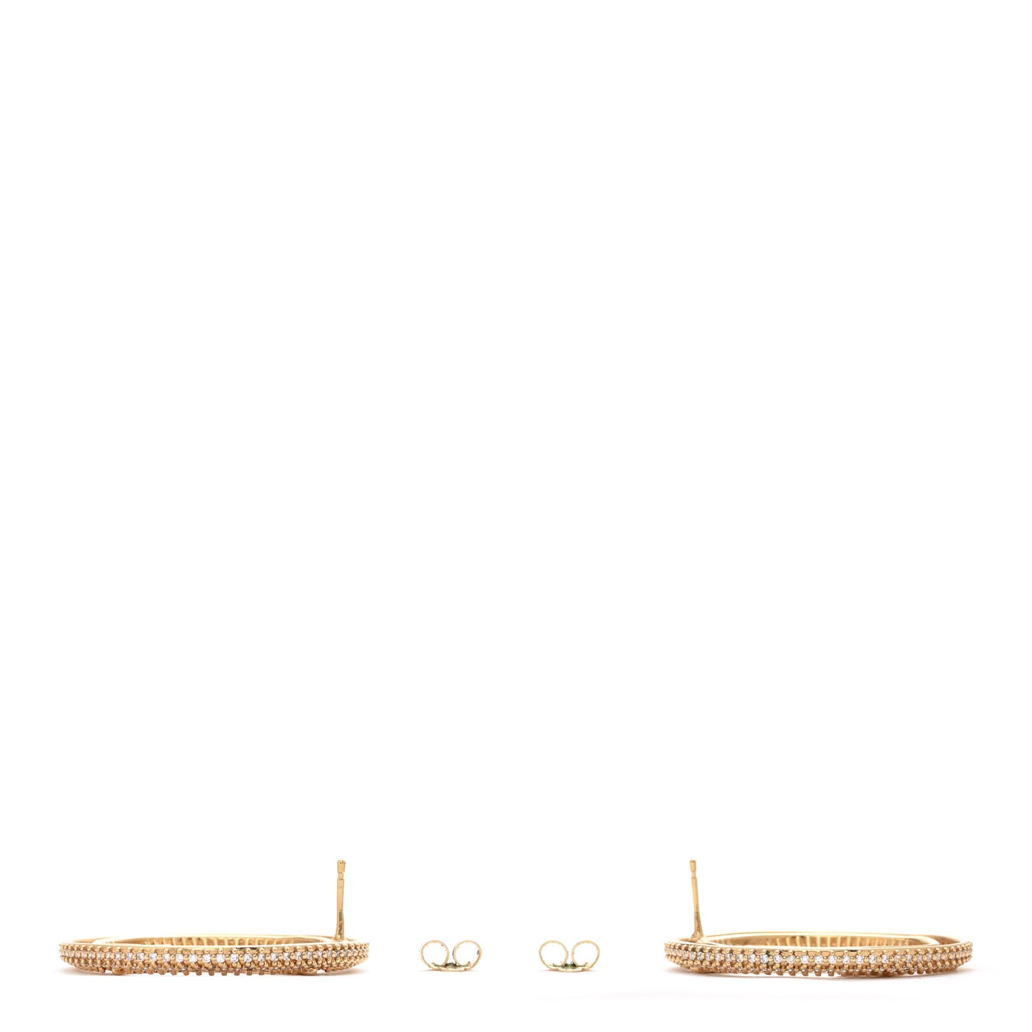 Metal Crystal Louise By Night Earrings Gold