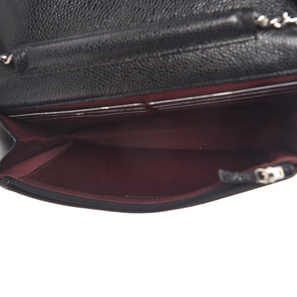 Chanel Caviar Quilted Wallet On Chain WOC Black 5 of 10