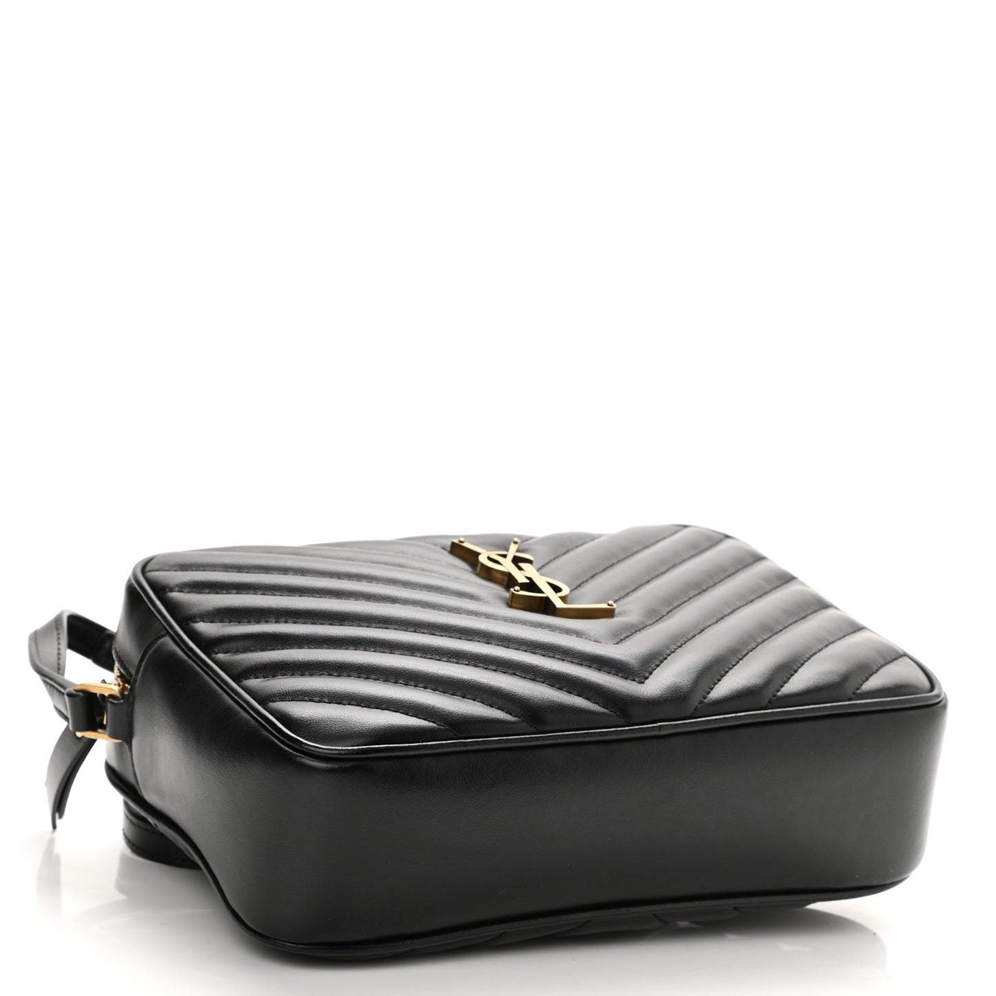 Calfskin Matelasse Monogram Lou Camera Bag Black