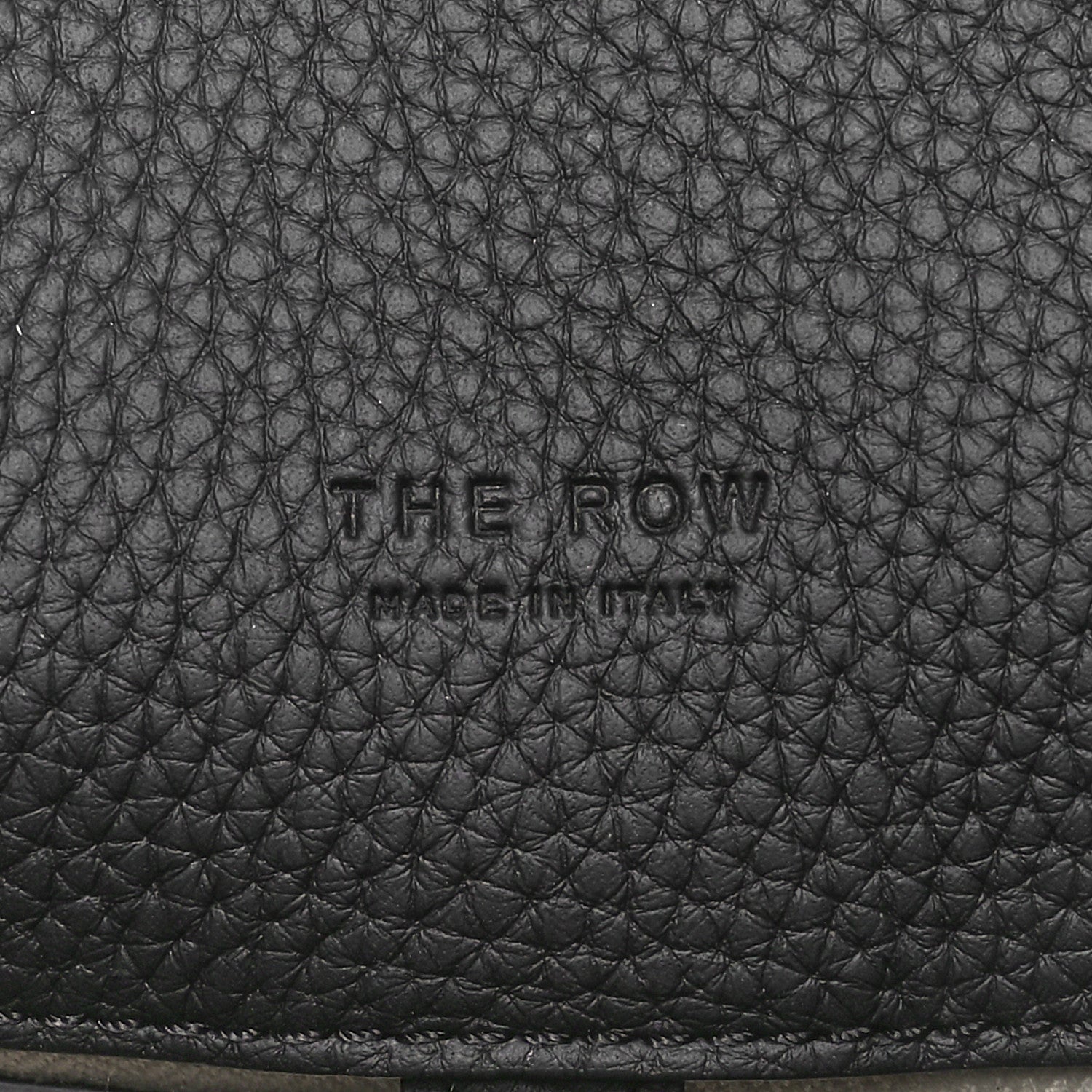 The Row Grained Calfskin Soft Margaux 17 Black 7 of 9