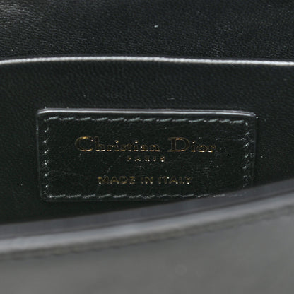 Christian Dior Crackled Lambskin 30 Montaigne Box Bag Black 6 of 13