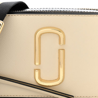 Marc Jacobs Saffiano Small Snapshot Camera Bag New Cloud White Multicolor 10 of 14
