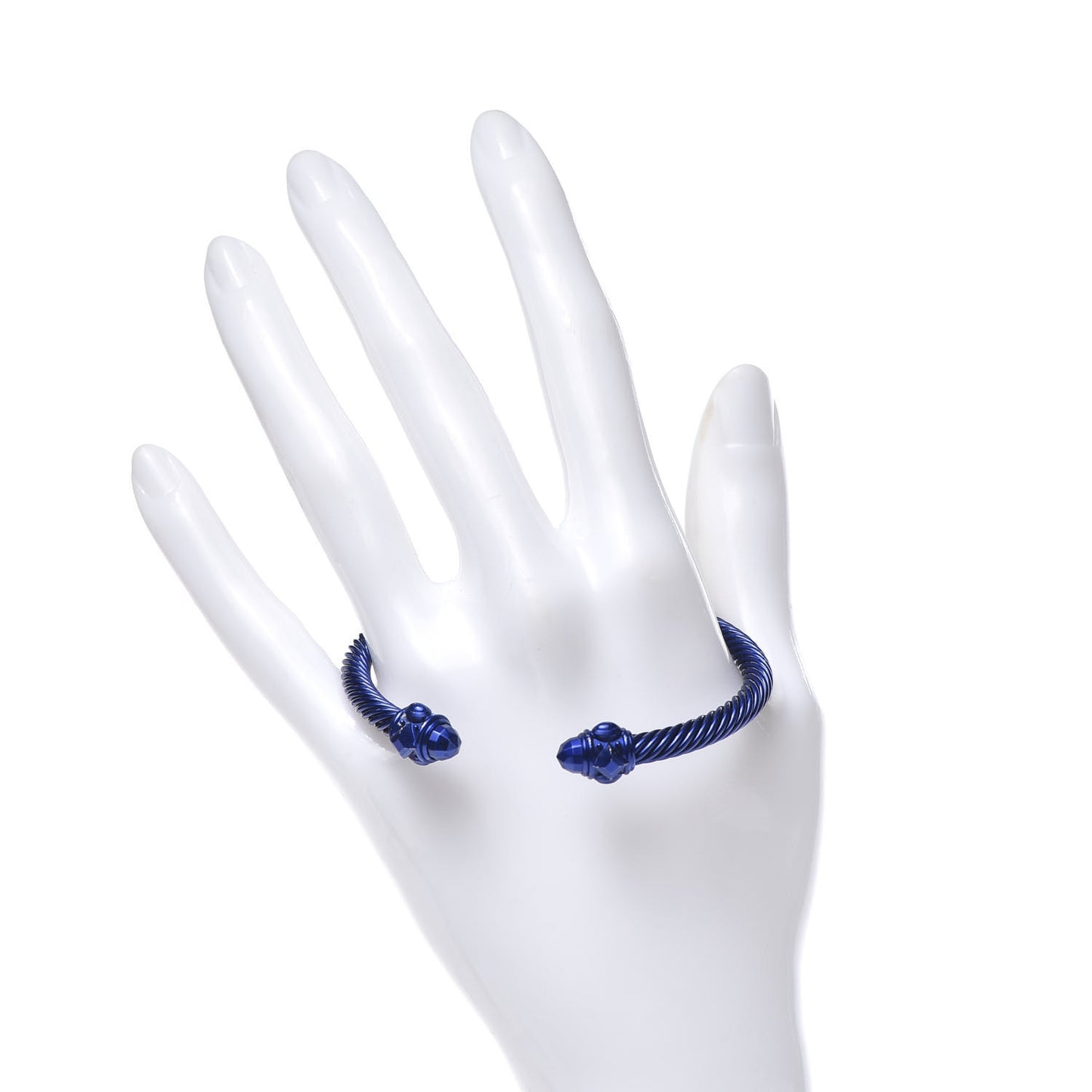 Aluminum 5mm Renaissance Bracelet Blue