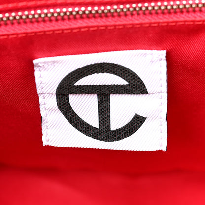 Telfar Vegan Leather Medium Shopping Bag Red 6 of 14