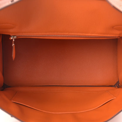 Hermes Togo Birkin 30 Orange 5 of 12