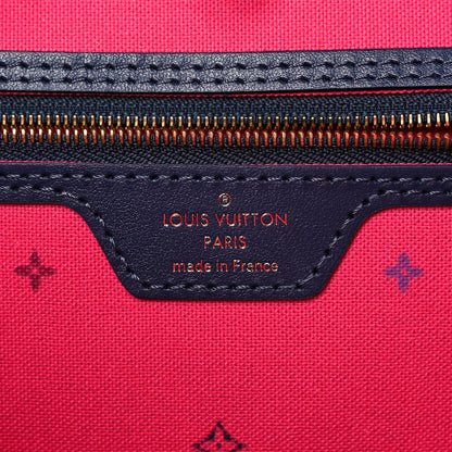 Louis Vuitton Monogram Giant Spring In The City Neverfull MM Midnight Fuchsia 7 of 9
