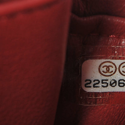 Chanel Iridescent Calfskin Quilted Reissue Camera Case Red 6 of 8