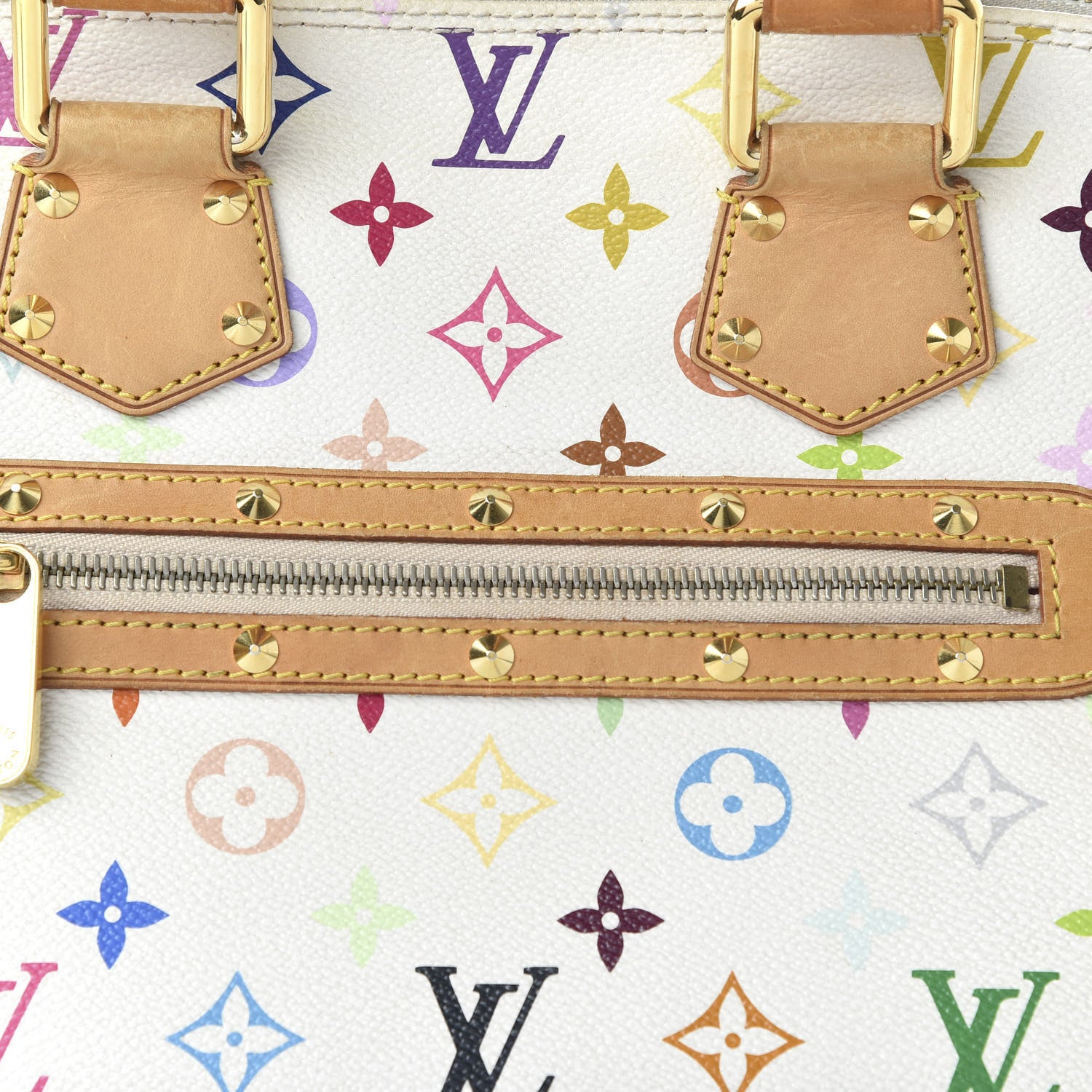 Louis Vuitton Monogram Multicolor Alma White 9 of 9