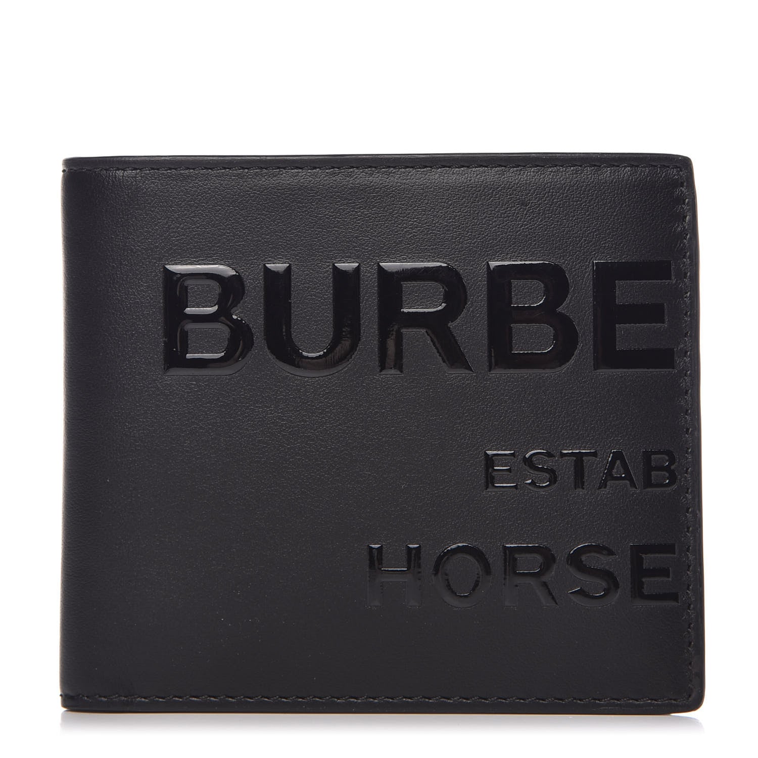 Burberry Calfskin Horseferry Wallet Black 1 of 6