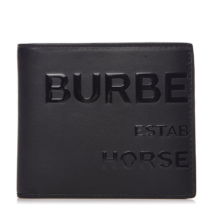 Burberry Calfskin Horseferry Wallet Black 1 of 6