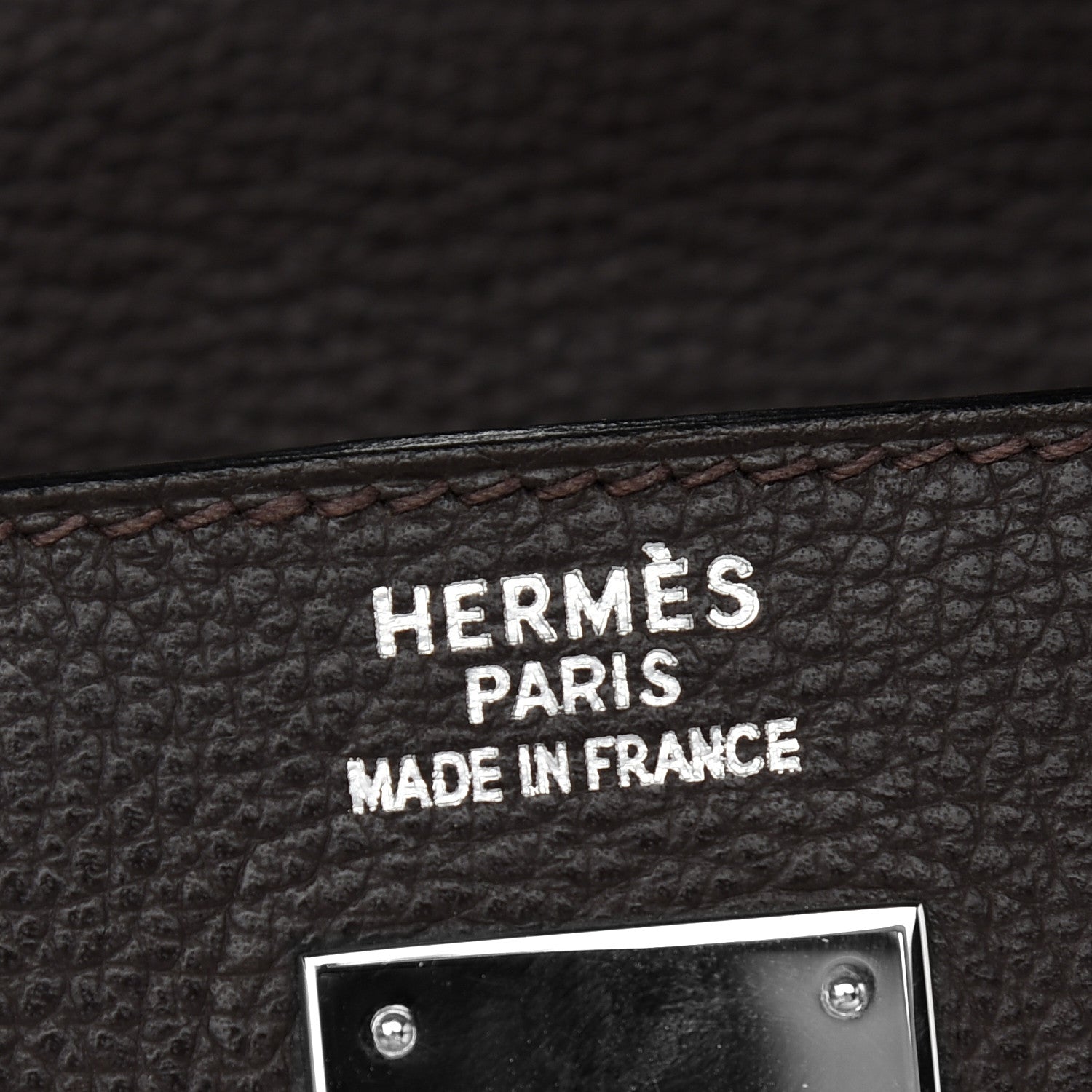 Hermes Togo Kelly Sellier 40 Chocolate 6 of 12