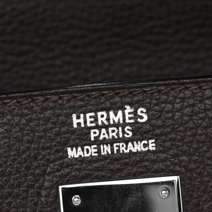 Hermes Togo Kelly Sellier 40 Chocolate 6 of 12