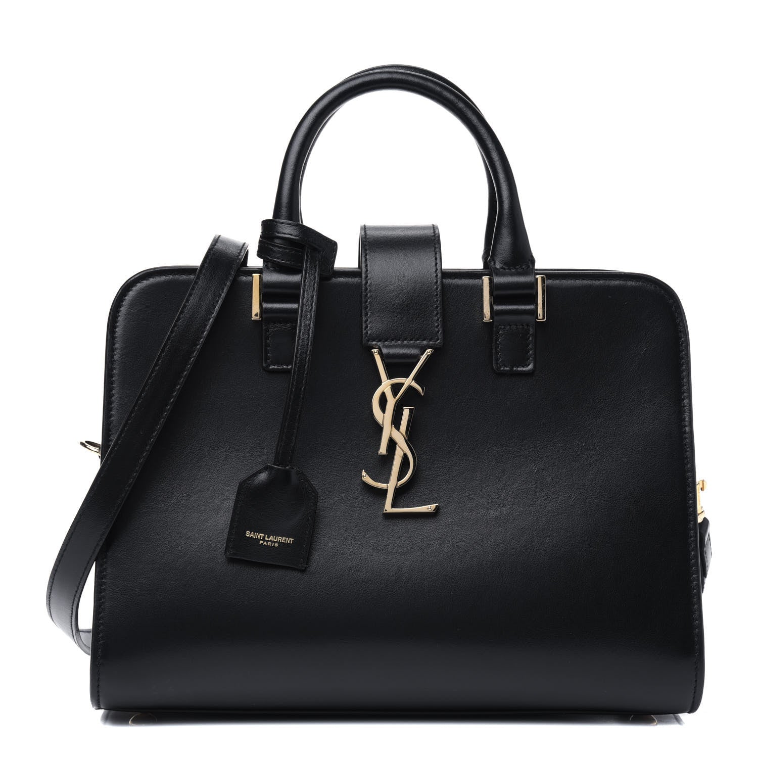 Saint Laurent Calfskin Monogram Baby Cabas Black 1 of 4