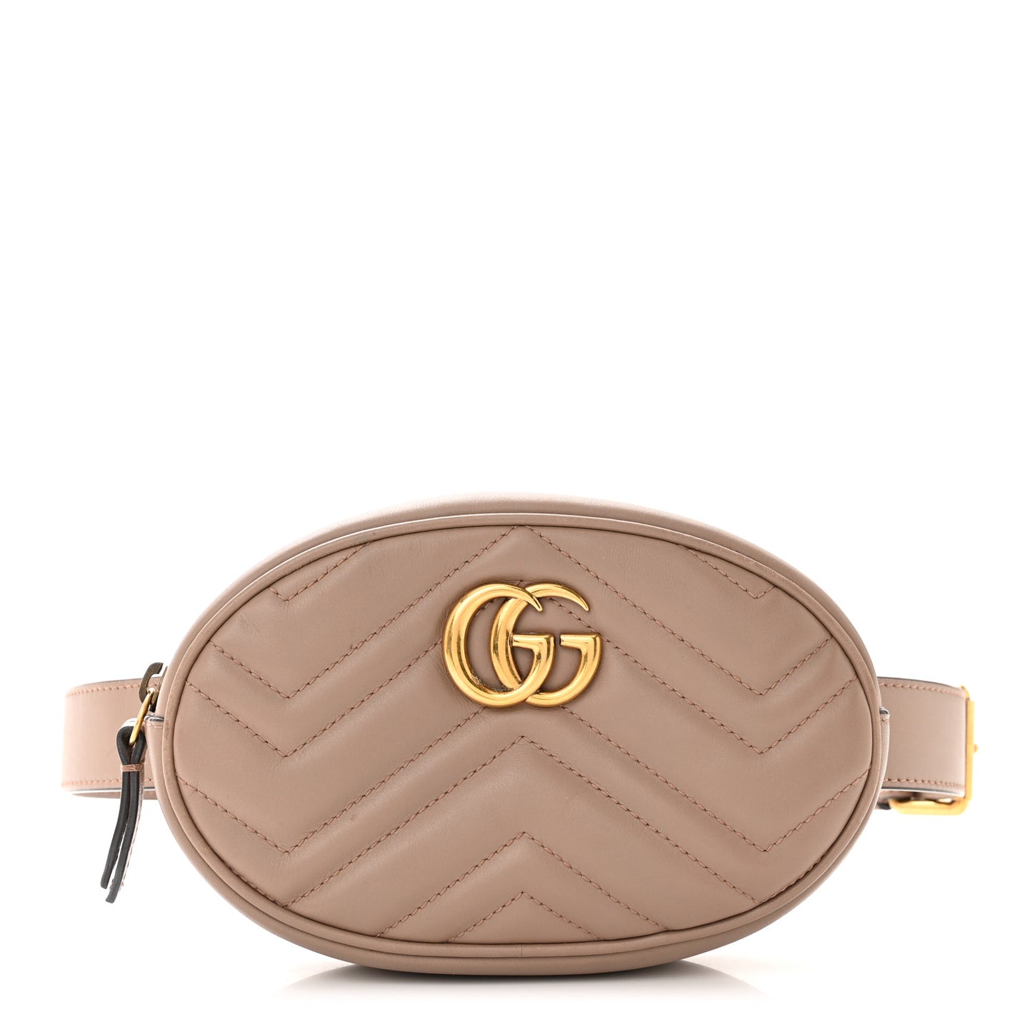 Calfskin Matelasse GG Marmont Belt Bag 85 34 Porcelain Rose