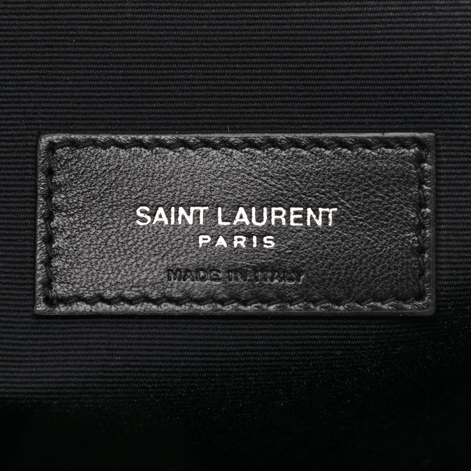 Saint Laurent Calfskin Crocodile Embossed Tablet Pouch Storm 6 of 8
