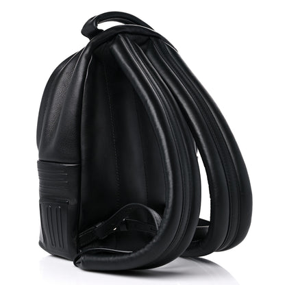 Louis Vuitton Lambskin Spaceship Embossed Palm Springs Backpack PM Black 3 of 10