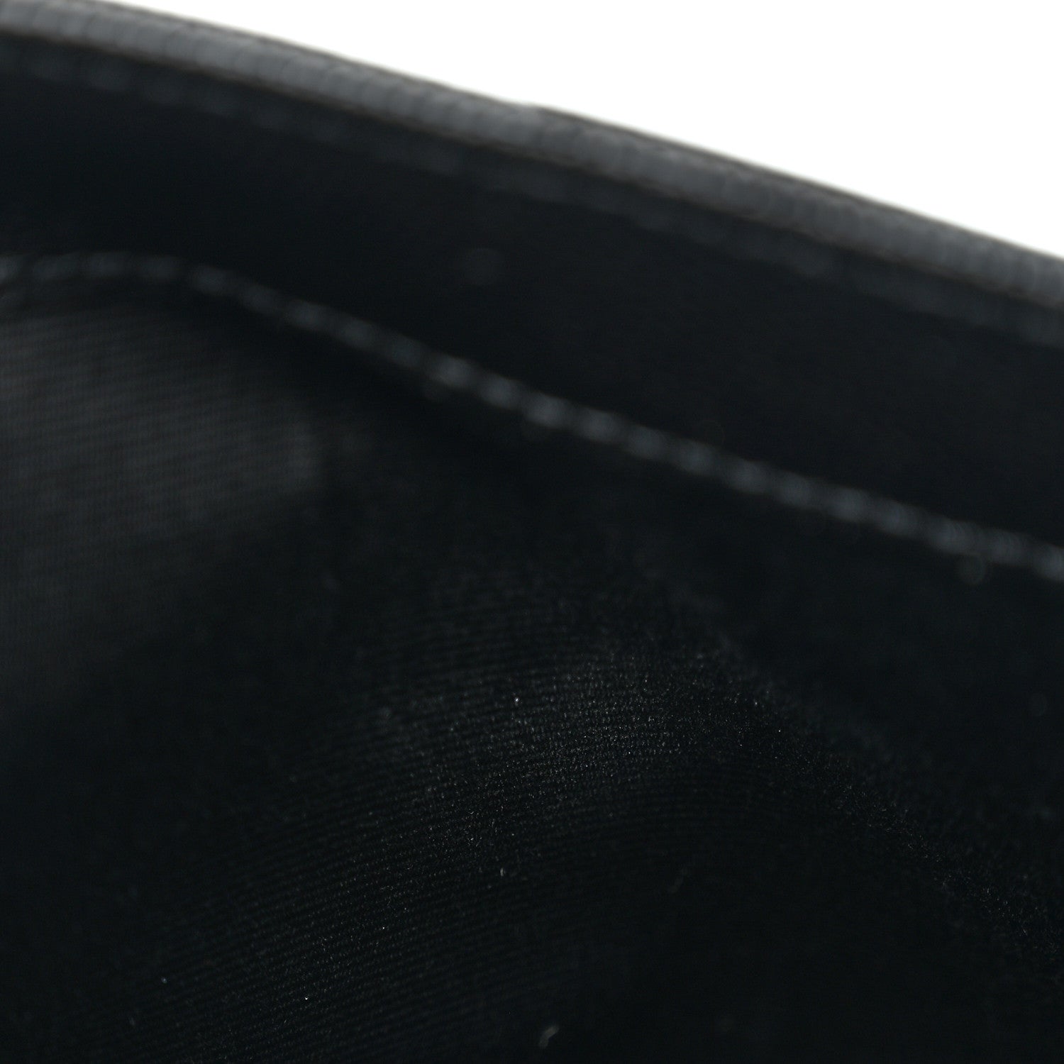 Saint Laurent Grain De Poudre Matelasse Chevron Monogram Envelope Clutch Black 11 of 12