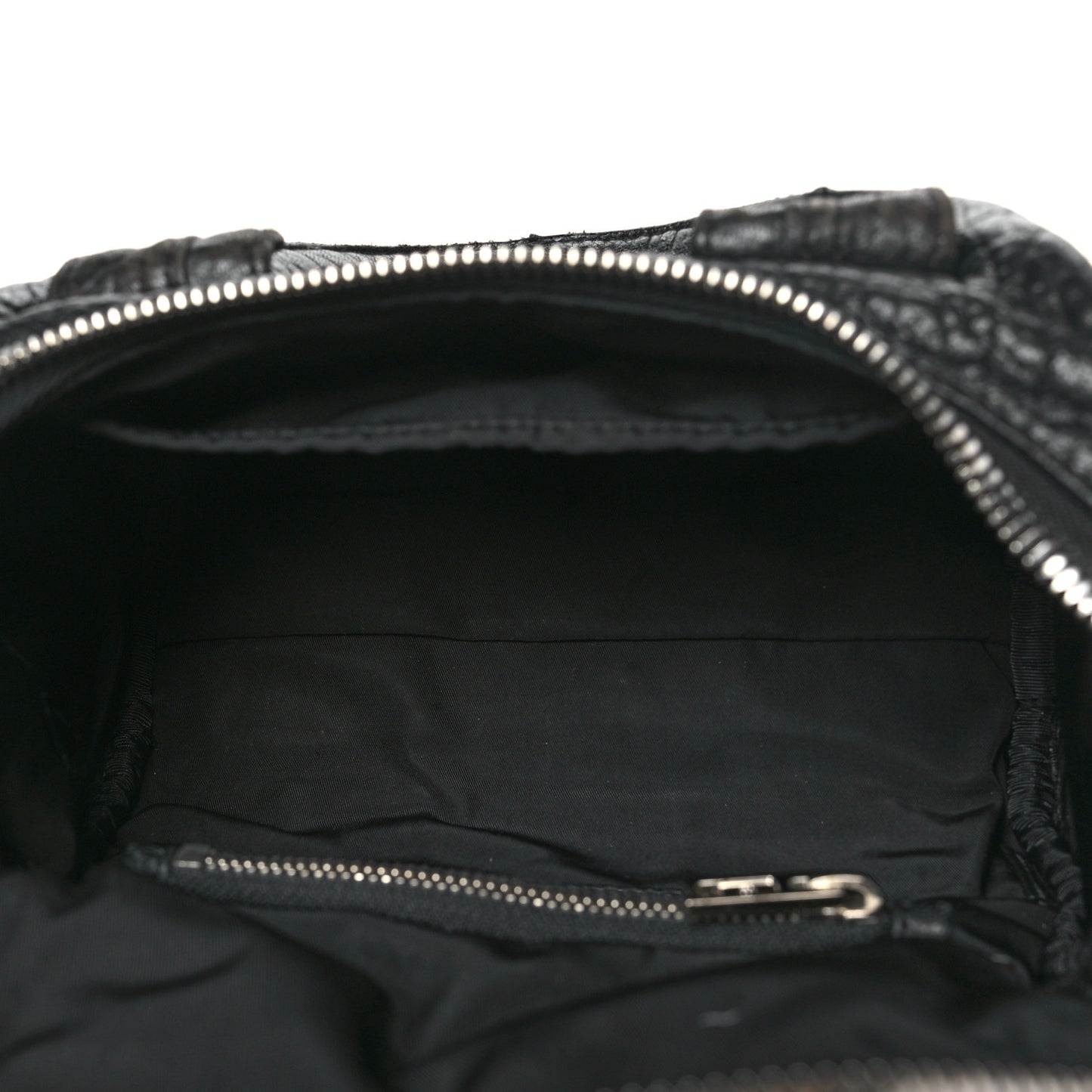 Pebbled Lambskin Mini Rockie Black Rhodium Hardware