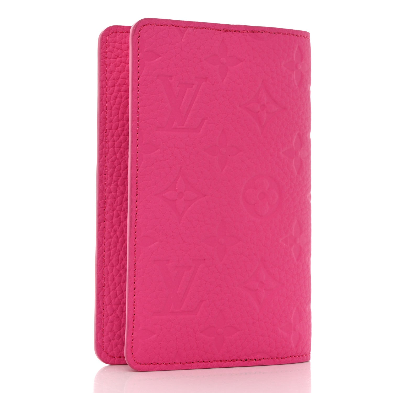 Louis Vuitton Taurillon Monogram Emily Notebook Cover PM Pink 3 of 6