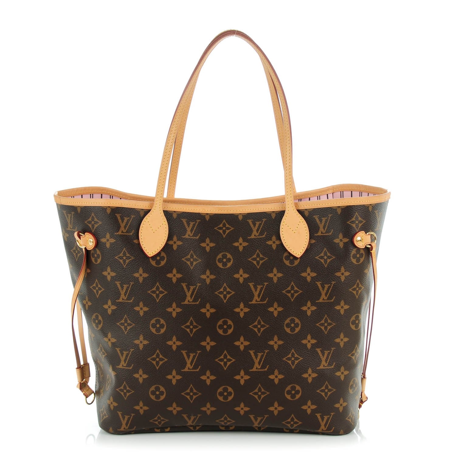Louis Vuitton Monogram Neverfull MM Rose Ballerine 1 of 7