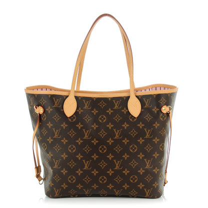 Louis Vuitton Monogram Neverfull MM Rose Ballerine 1 of 7