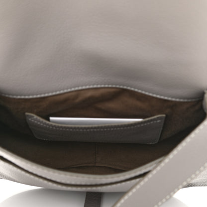 Chloe Calfskin Medium Marcie Round Crossbody Bag Cashmere Grey 5 of 11