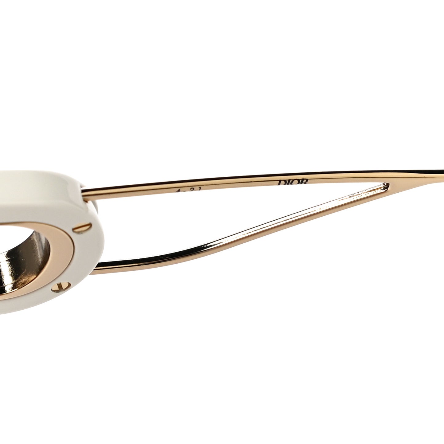 Square 30 Montaigne Sunglasses White