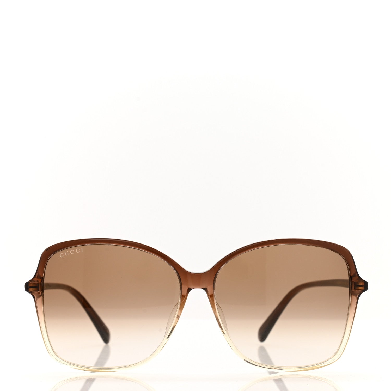 Gucci Acetate Oversize Round Frame Sunglasses GG0546SK Tortoise 2 of 8
