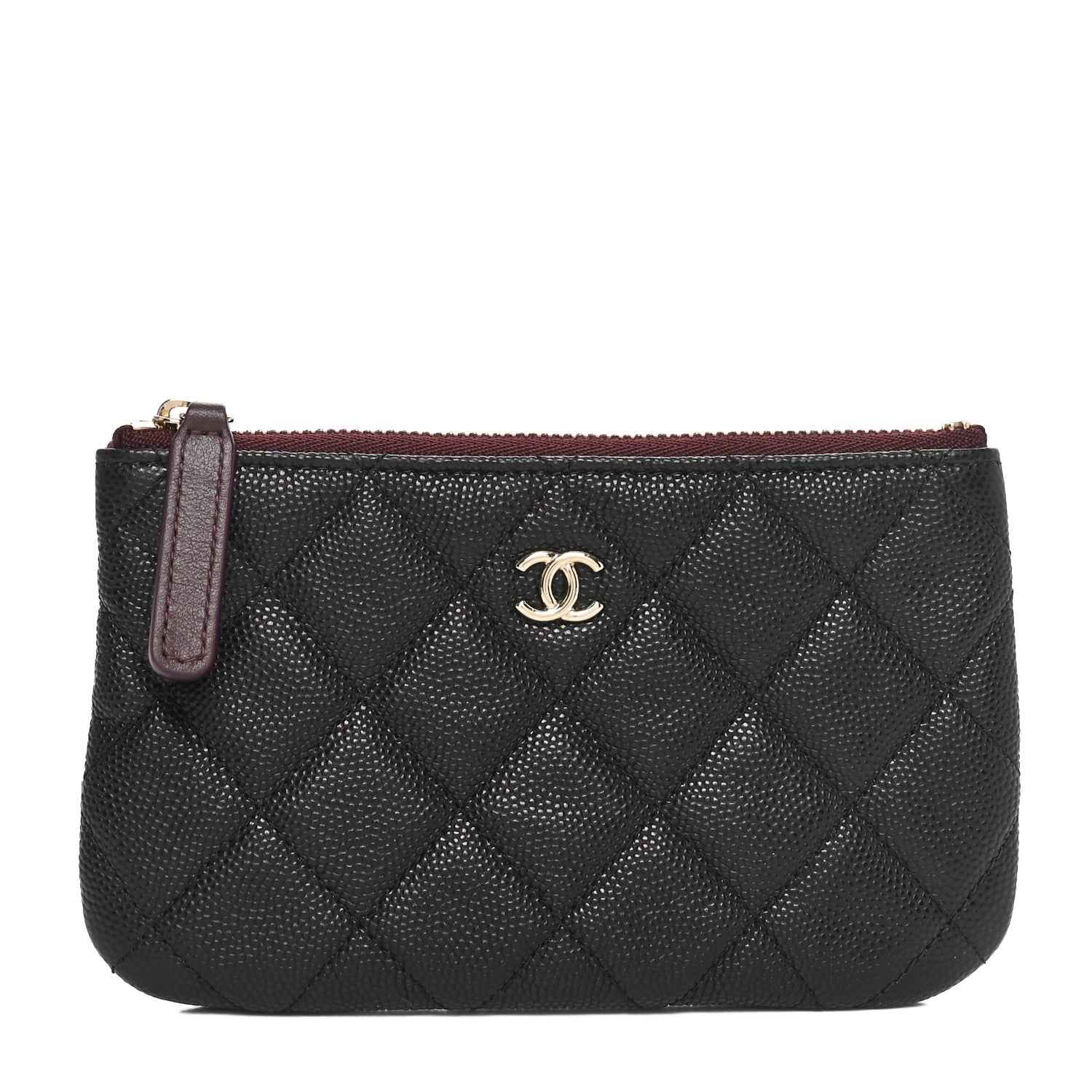 Chanel Caviar Quilted Small Cosmetic Case Black 1 of 8