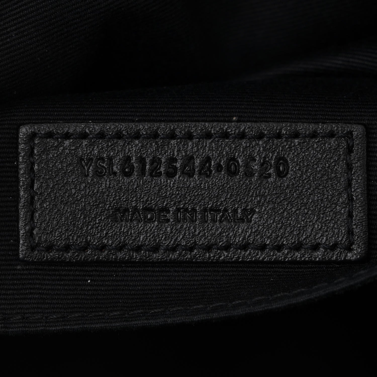 Saint Laurent Calfskin Matelasse Monogram Lou Camera Bag Black 7 of 14