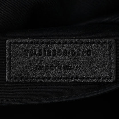 Saint Laurent Calfskin Matelasse Monogram Lou Camera Bag Black 7 of 14