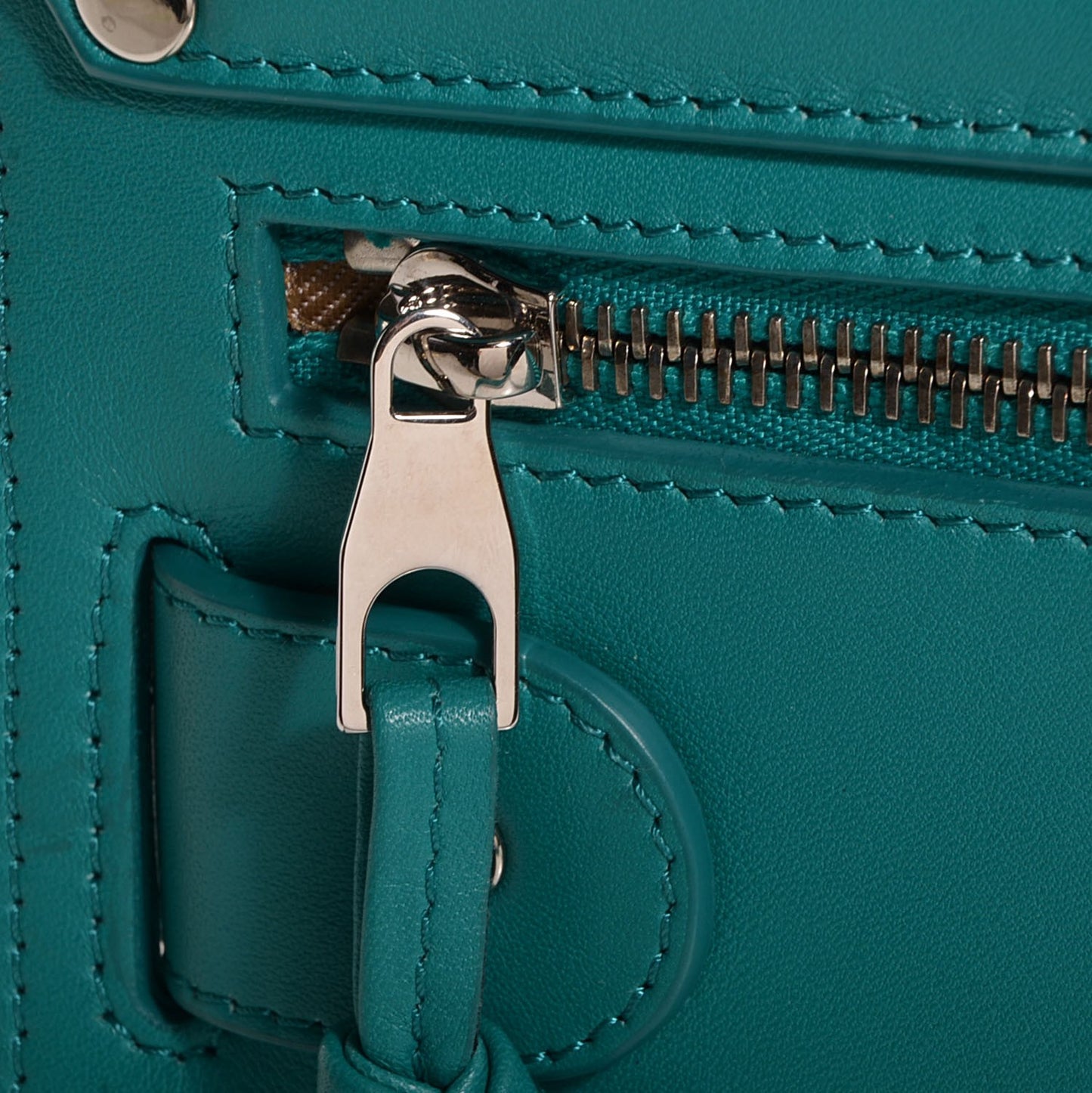 Smooth Calfskin Mini PS11 Classic Shoulder Bag Verdena