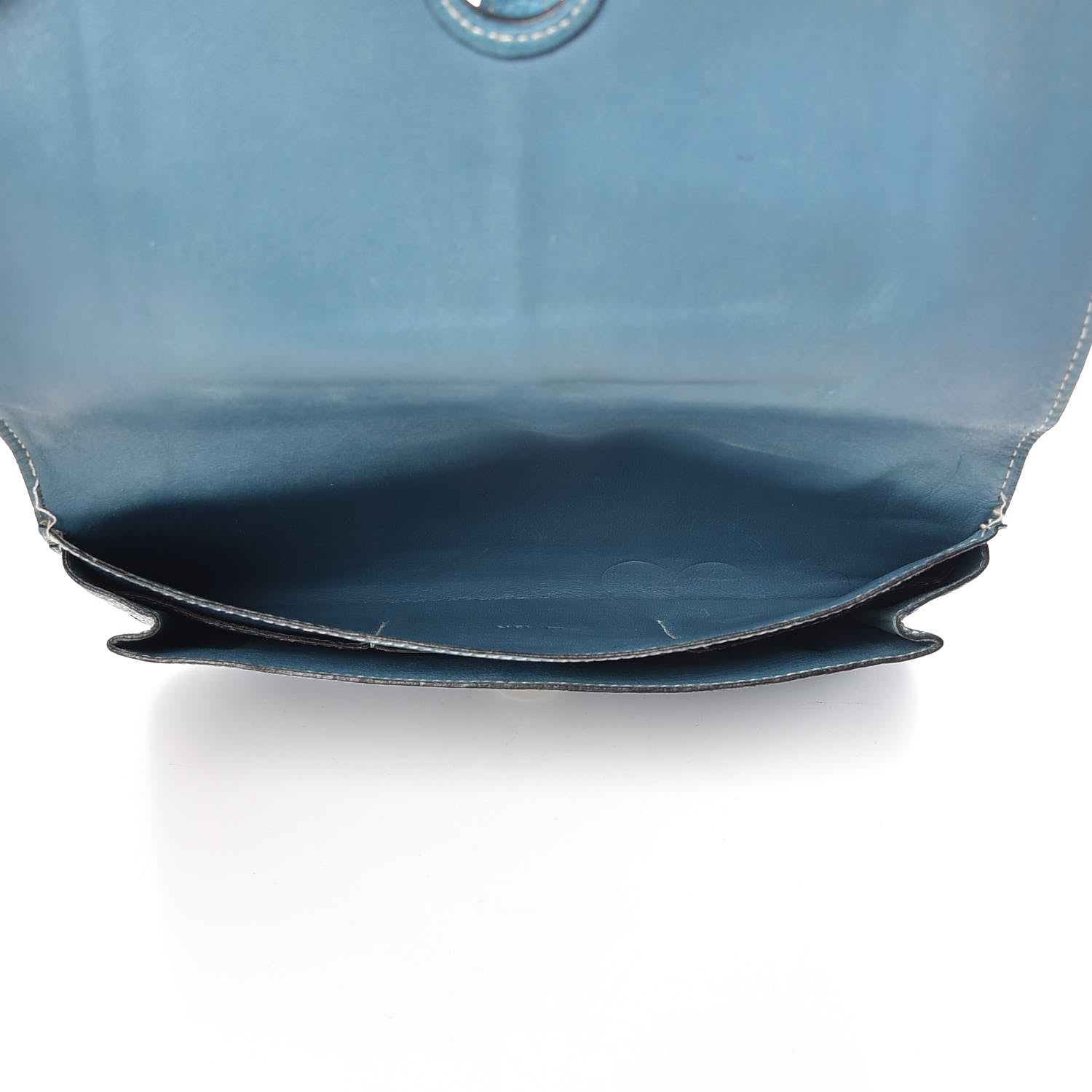 Hermes Togo Dogon Duo Wallet Blue Jean 6 of 24