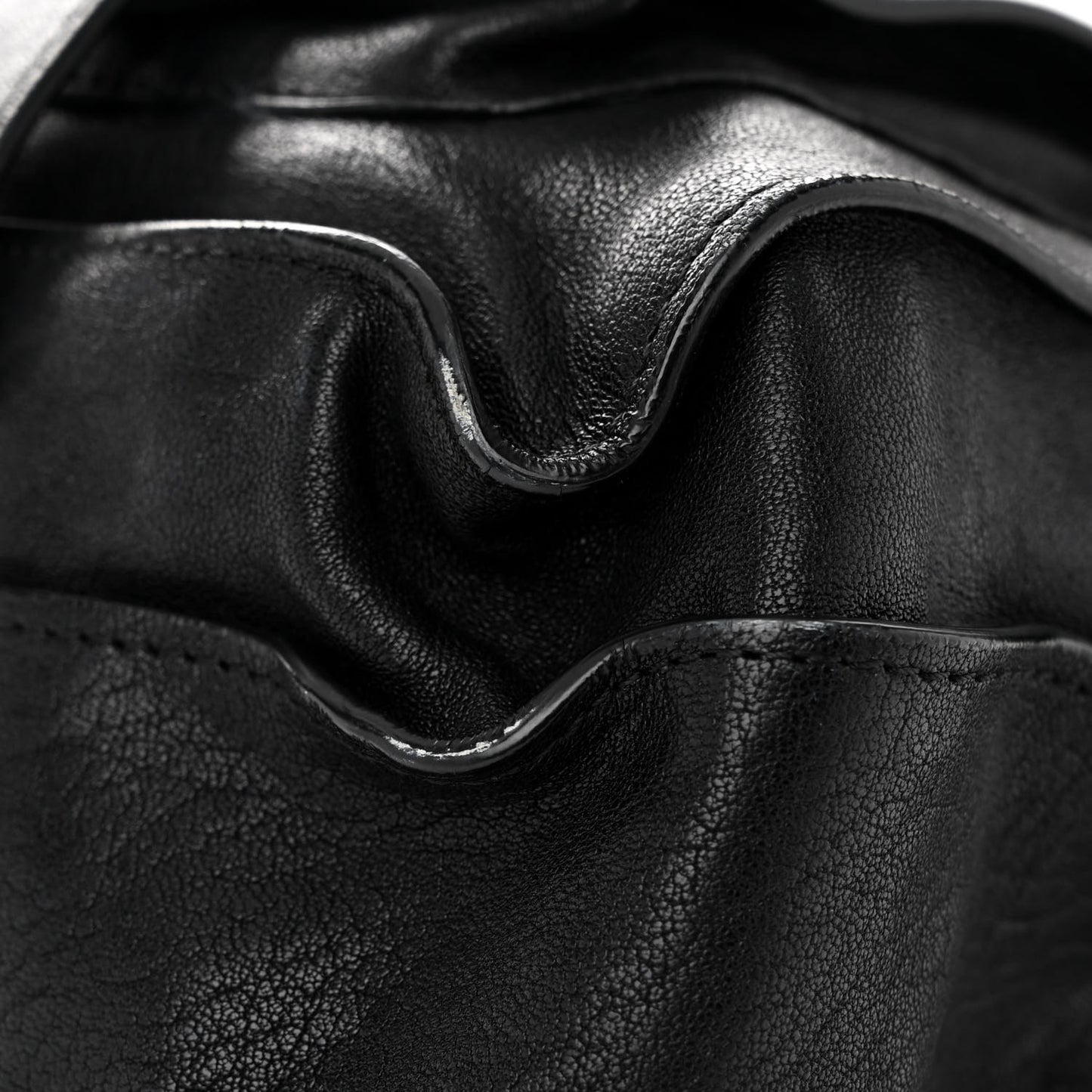 Lambskin PS1 Large Satchel Black