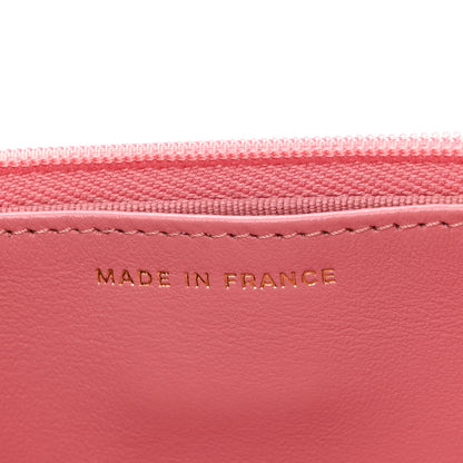 Chanel Caviar Quilted Wallet on Chain WOC Pink 7 of 11