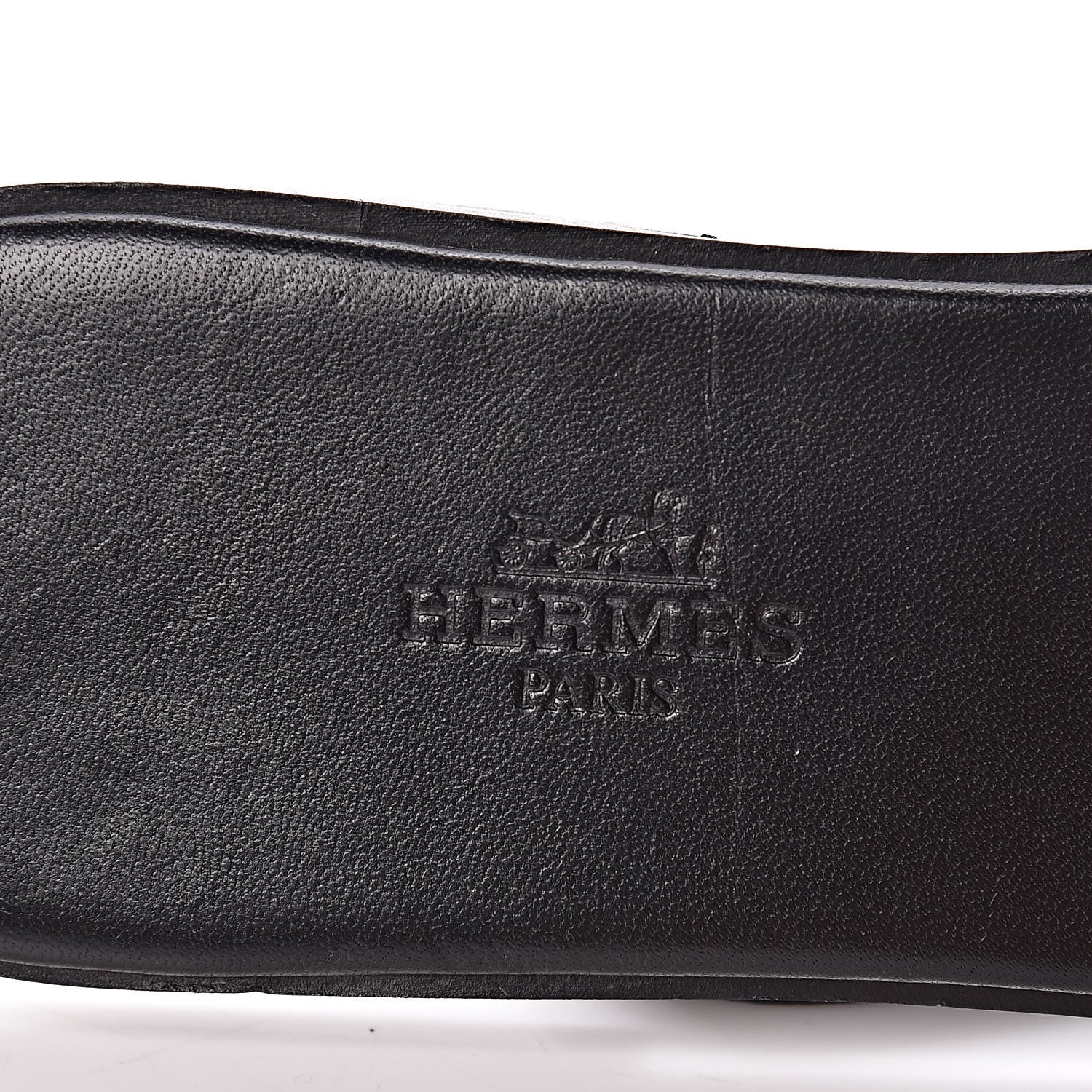 Hermes Patent View Sandals 37.5 Black 9 of 13