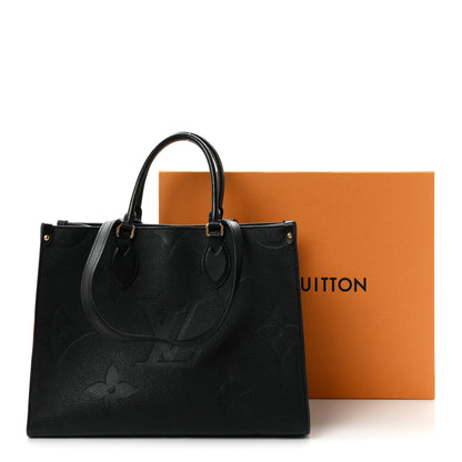 Louis Vuitton Empreinte Monogram Giant Onthego MM Black 19 of 19
