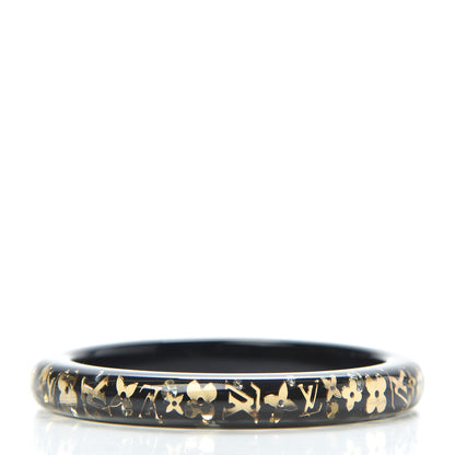 Louis Vuitton Resin Swarovski Medium Inclusion Bracelet PM Black 3 of 4