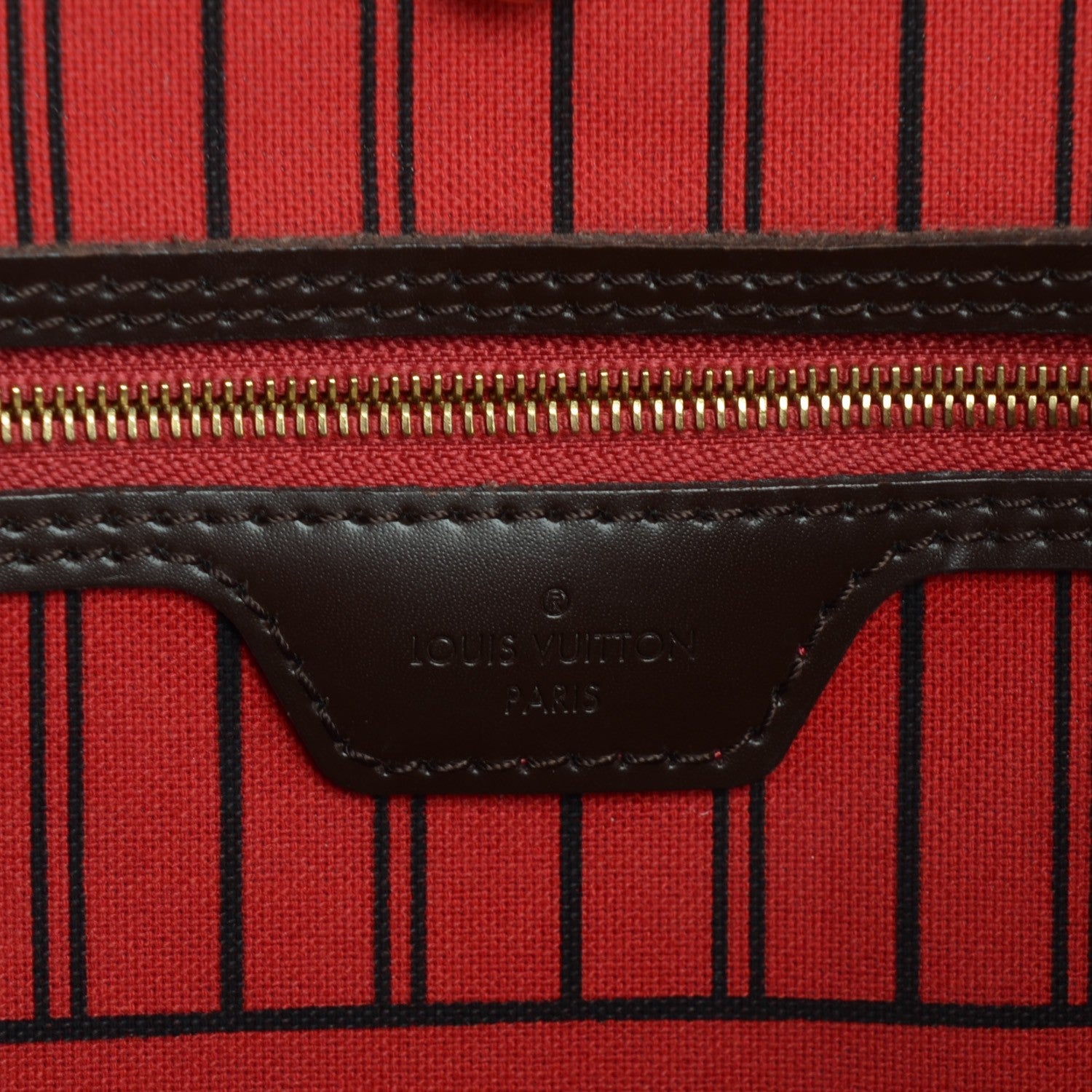 Louis Vuitton Damier Ebene Neverfull MM 6 of 9