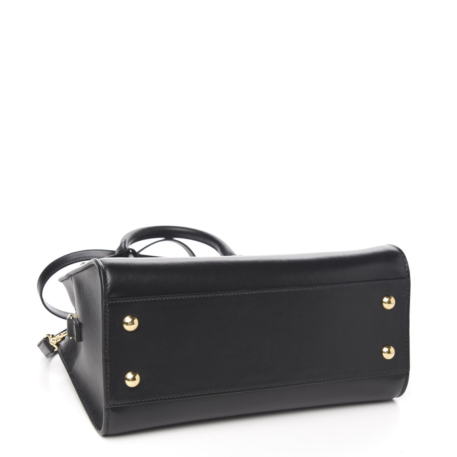 Saint Laurent Calfskin Monogram Baby Cabas Black 3 of 9