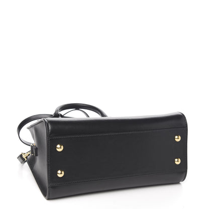 Saint Laurent Calfskin Monogram Baby Cabas Black 3 of 9