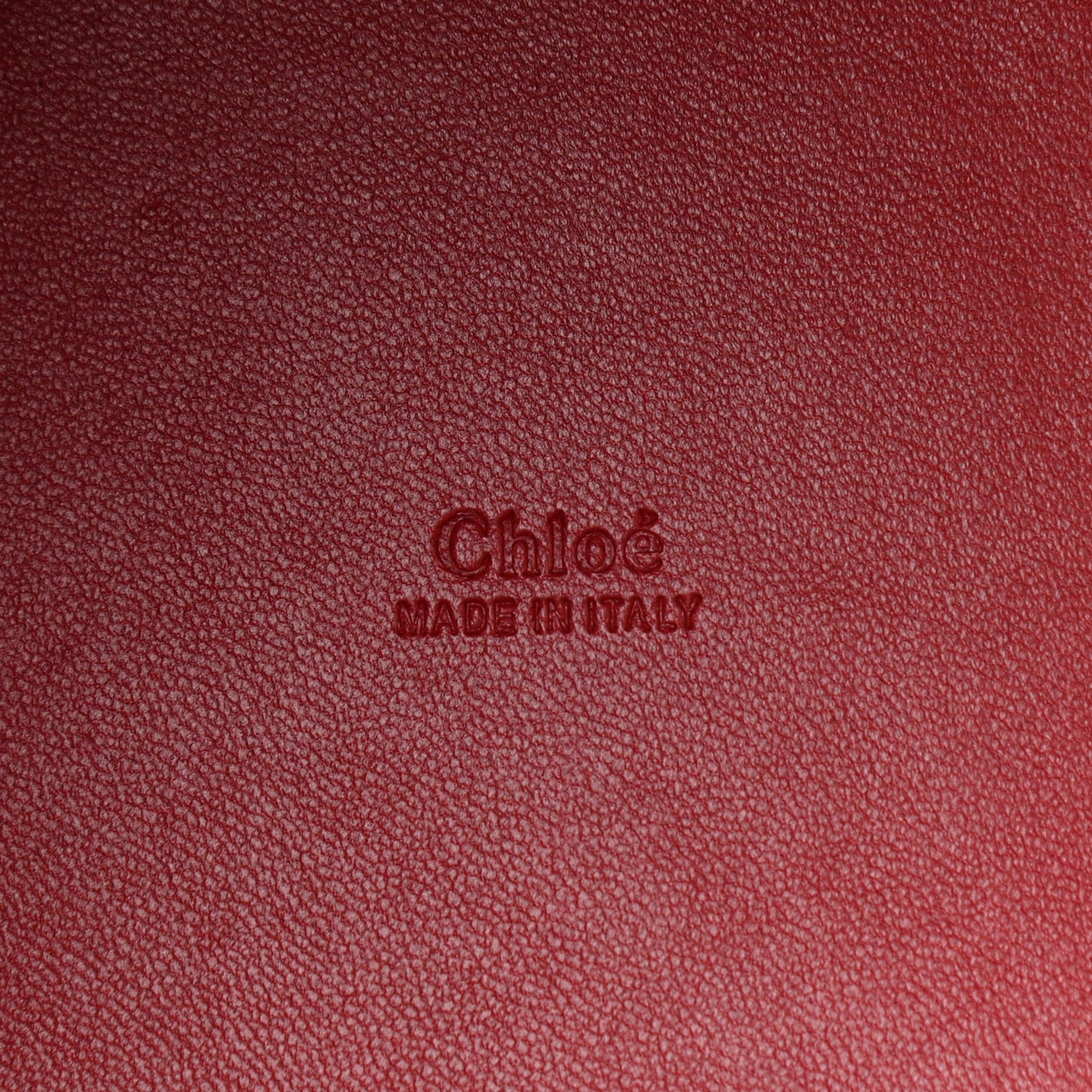 Smooth Calfskin Mini Tulip Bucket Bag Red