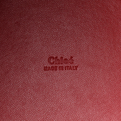 Chloe Smooth Calfskin Mini Tulip Bucket Bag Red 8 of 10