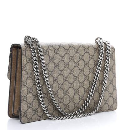 Gucci GG Supreme Monogram Small Dionysus Shoulder Bag Taupe 3 of 16