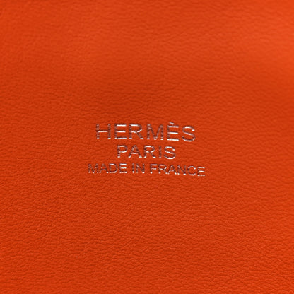 Hermes Taurillon Clemence Bolide 31 Orange 6 of 8