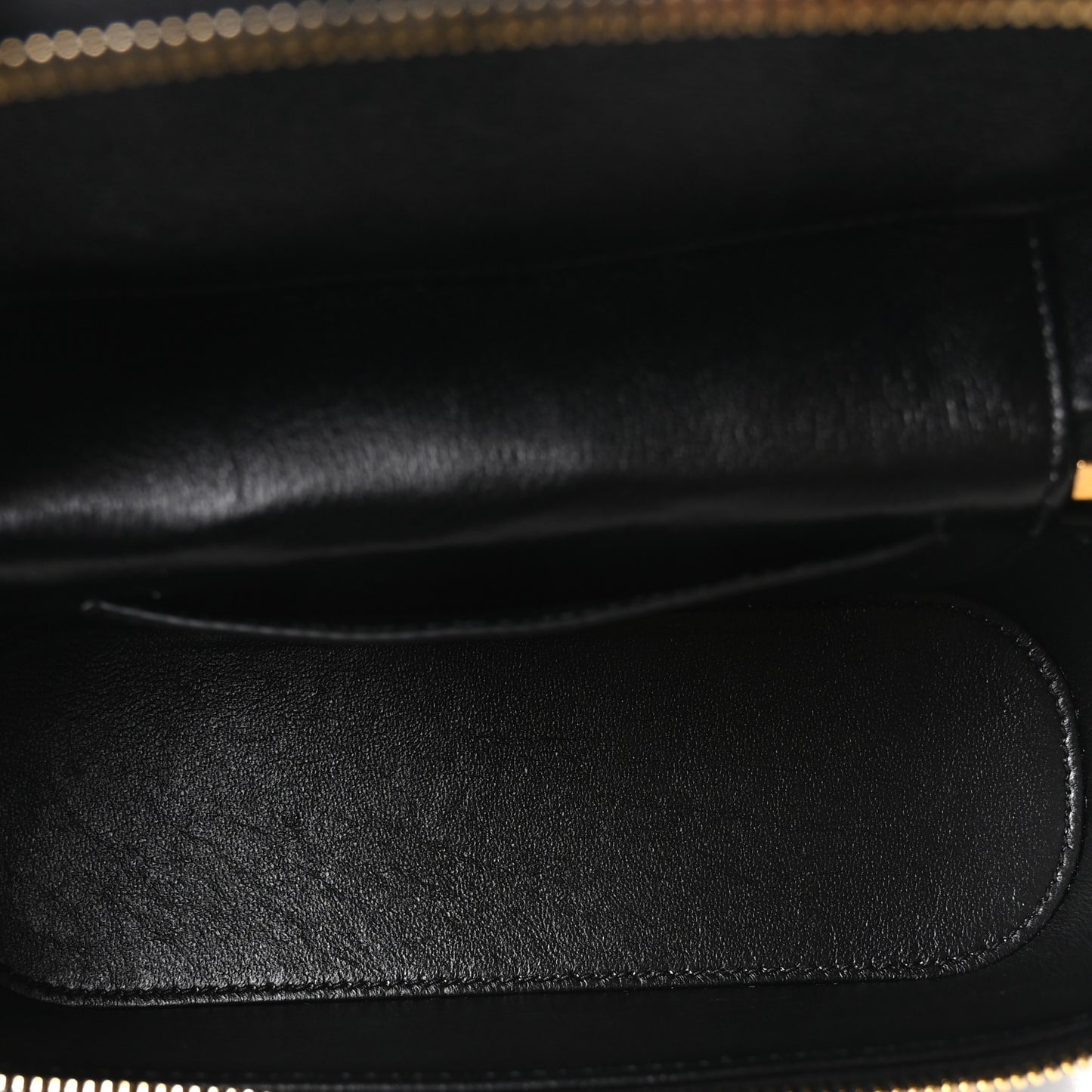 Lambskin Quilted Mini Gaby Vanity Case Black