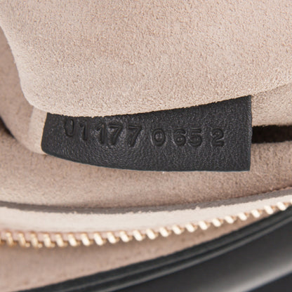 Chloe Calfskin Suede Medium Faye Shoulder Bag Carbon Grey 7 of 7
